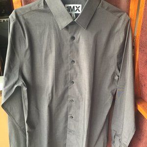 Express 1MX medium mens shirt gray